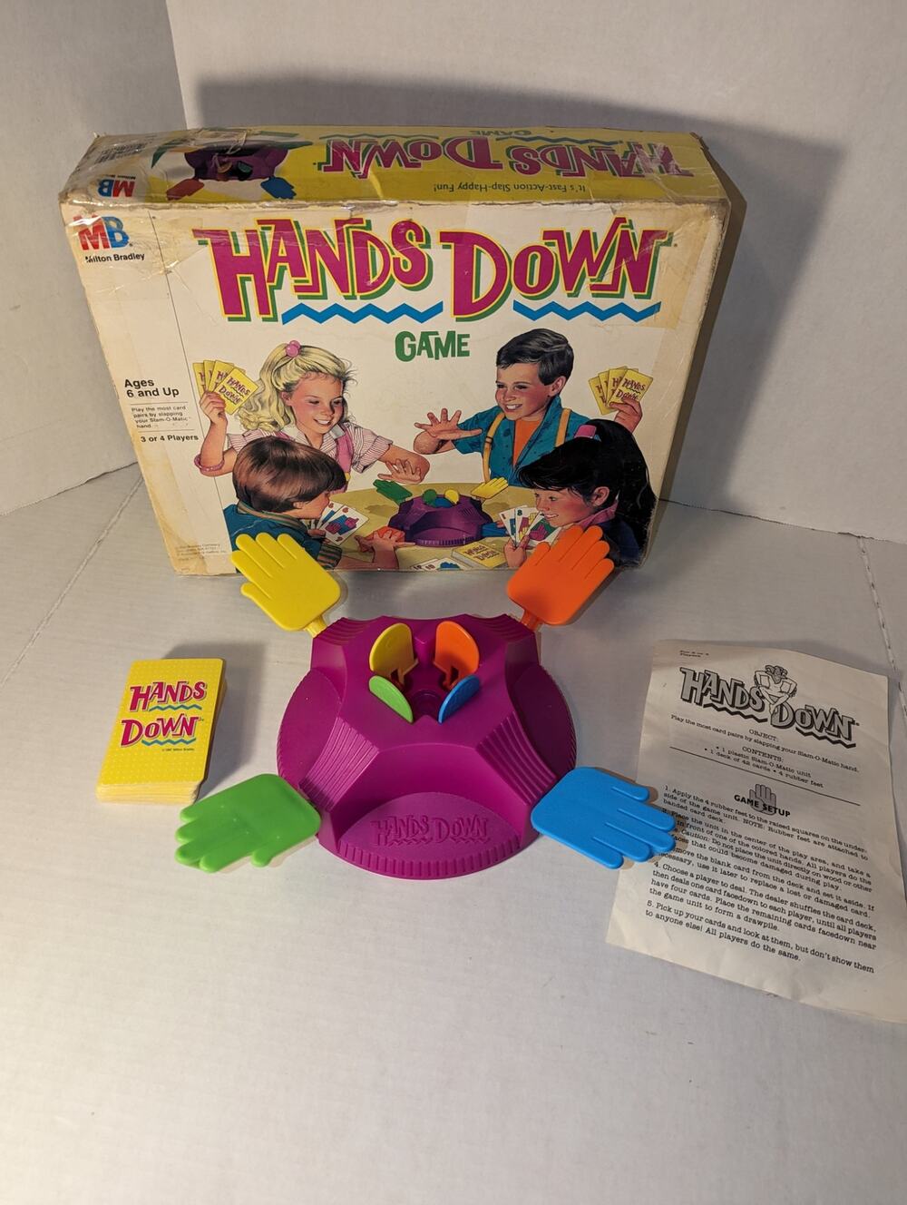 Vintage Ideal Hands Down Game 1964 Kids Classic 60s Slam O Matic NICE